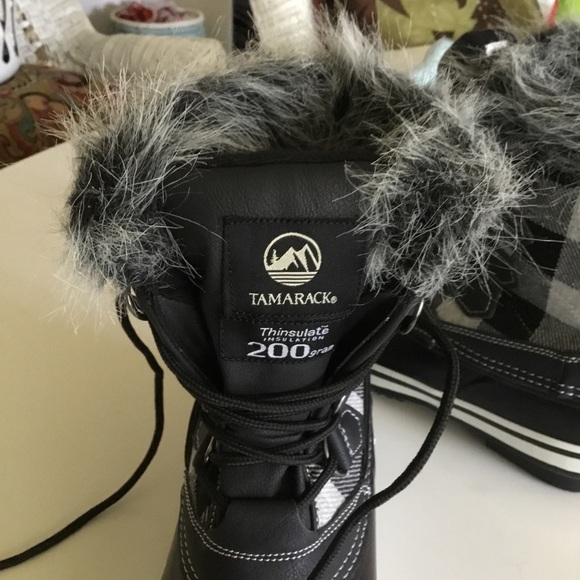 WOMENS TAMARACK WATERPROOF INSULATED DUCK BOOTS - Picture 11 of 12